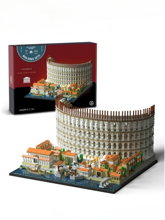 Other - Ancient Roman Colosseum Brick Building Set Collectible DIY Landmarks 3960 Pcs